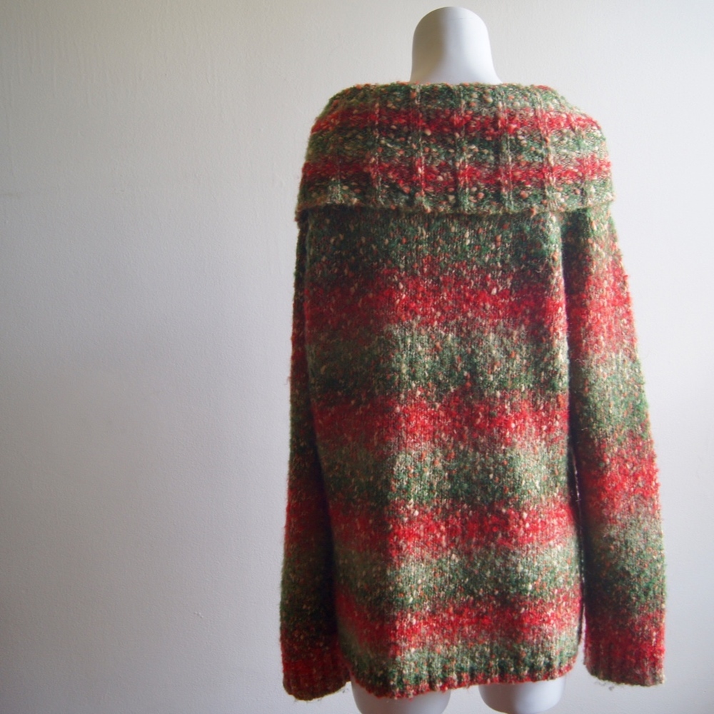 Acorn Sweater Alpaca Mohair Button Front Cardigan - Picture 4 of 6